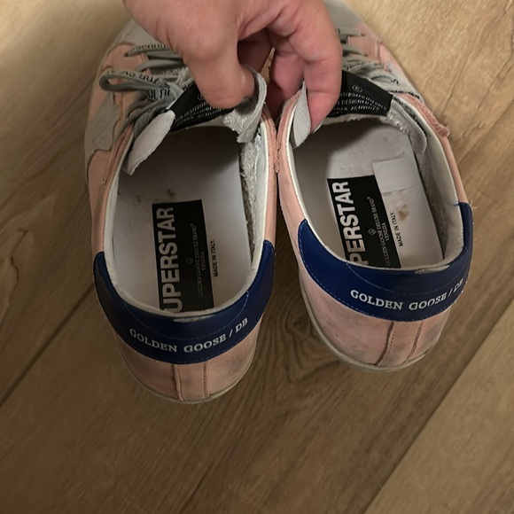 Golden Goose Superstar Colorblock Leather Sneakers Pink size 37 - Picture 6 of 8